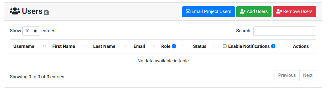 Click "Add Users"
