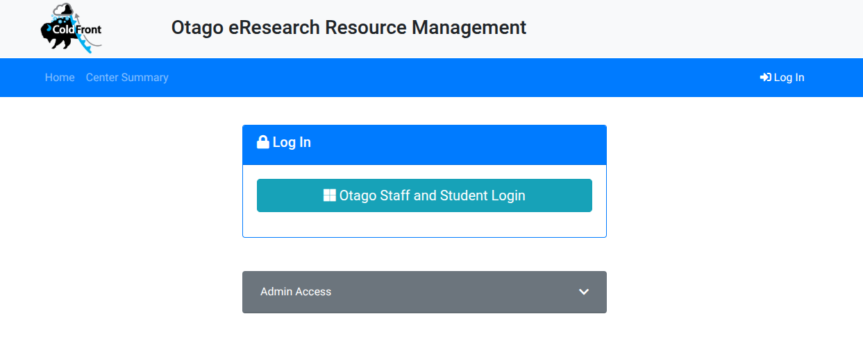 Coldfront 365 Login Button