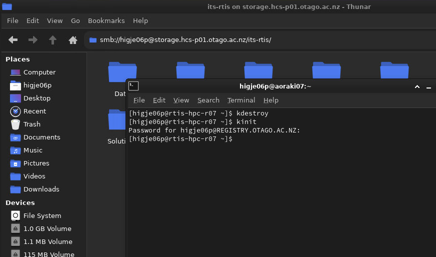 Connecting to HCS - create kerberos ticket with kinit